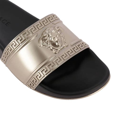 versace sandali uomo|versace sandals black and gold.